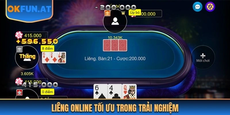 Liêng online tối ưu trong trải nghiệm